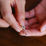 Stunning 1.0 - 2.0 CT Cushion Moissanite Engagement Ring With Pave Design 4