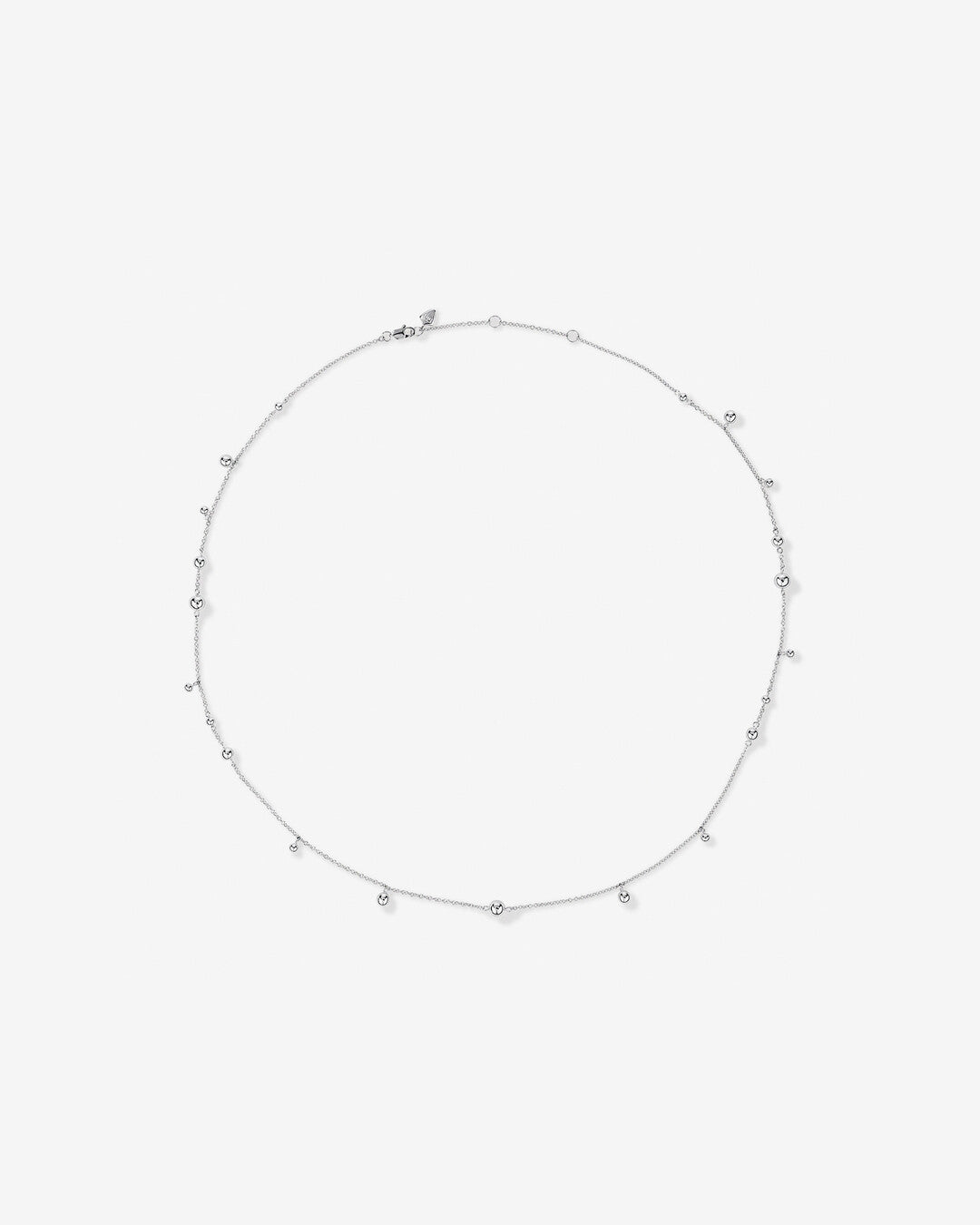 Round Cut Cubic Zirconia in 925 Sterling Silver Necklace 3