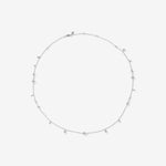 Round Cut Cubic Zirconia in 925 Sterling Silver Necklace 3