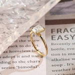 Stunning 2.0 CT Radiant Moissanite Engagement Ring with Solitaire Design 4