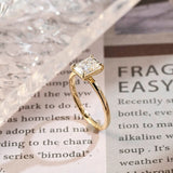 Stunning 2.0 CT Radiant Moissanite Engagement Ring with Solitaire Design 4