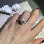Stunning 1.5 CT Round Moissanite Engagement Ring with Split Shank & Pave Design 7