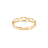 Stunning 0.05 TCW Round Moissanite Stones Linked Stones Wedding Bands 8