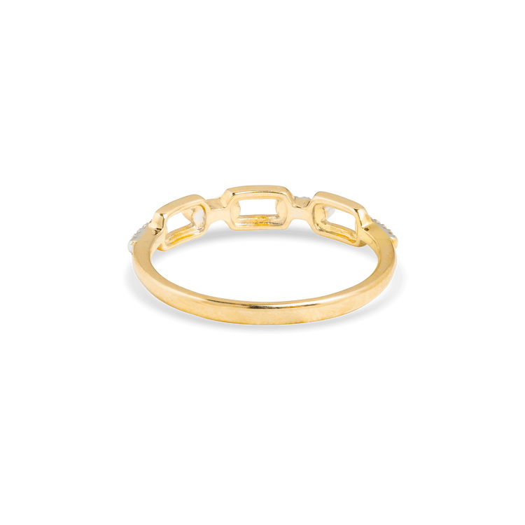 Stunning 0.05 TCW Round Moissanite Stones Linked Stones Wedding Bands 8