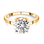 Round Cut Solitaire Style Cubic Zirconia in 925 Sterling Silver Jewelry 1