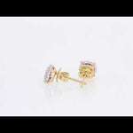 Round Cut Cubic Zirconia in 925 Sterling Silver Earrings 3