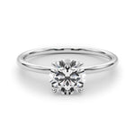 Stunning 0.50-1.50 CT Round Moissanite Engagement Ring With Solitaire Design 1