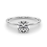 Stunning 0.50-1.50 CT Round Moissanite Engagement Ring With Solitaire Design 1