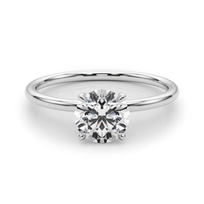 Stunning 0.50-1.50 CT Round Moissanite Engagement Ring With Solitaire Design 1