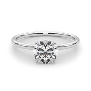 Stunning 0.50-1.50 CT Round Moissanite Engagement Ring With Solitaire Design