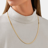 Round Cut Cubic Zirconia in 925 Sterling Silver Necklace 4