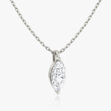 0.25 CT-1.0 CT Marquise Solitaire CVD F/VS Diamond Necklace 2