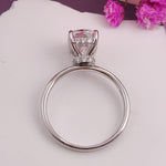 Stunning 2.0 CT Cushion Moissanite Engagement Ring with Solitaire Design 3