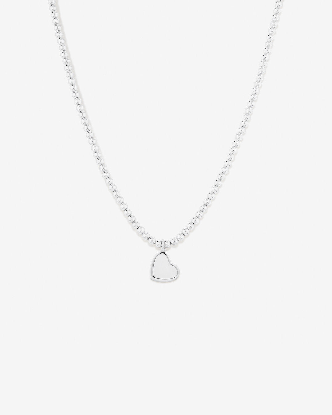 Round Cut Cubic Zirconia in 925 Sterling Silver Necklace 1