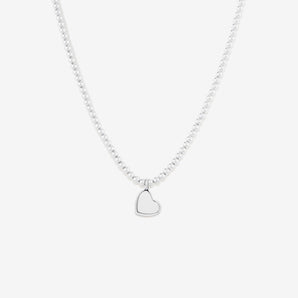 Round Cut Cubic Zirconia in 925 Sterling Silver Necklace