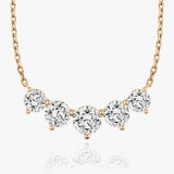 3.50 TCW Round CVD F/VS Diamond Necklace 8