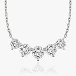 3.50 TCW Round CVD F/VS Diamond Necklace 3