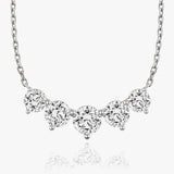 3.50 TCW Round CVD F/VS Diamond Necklace 3