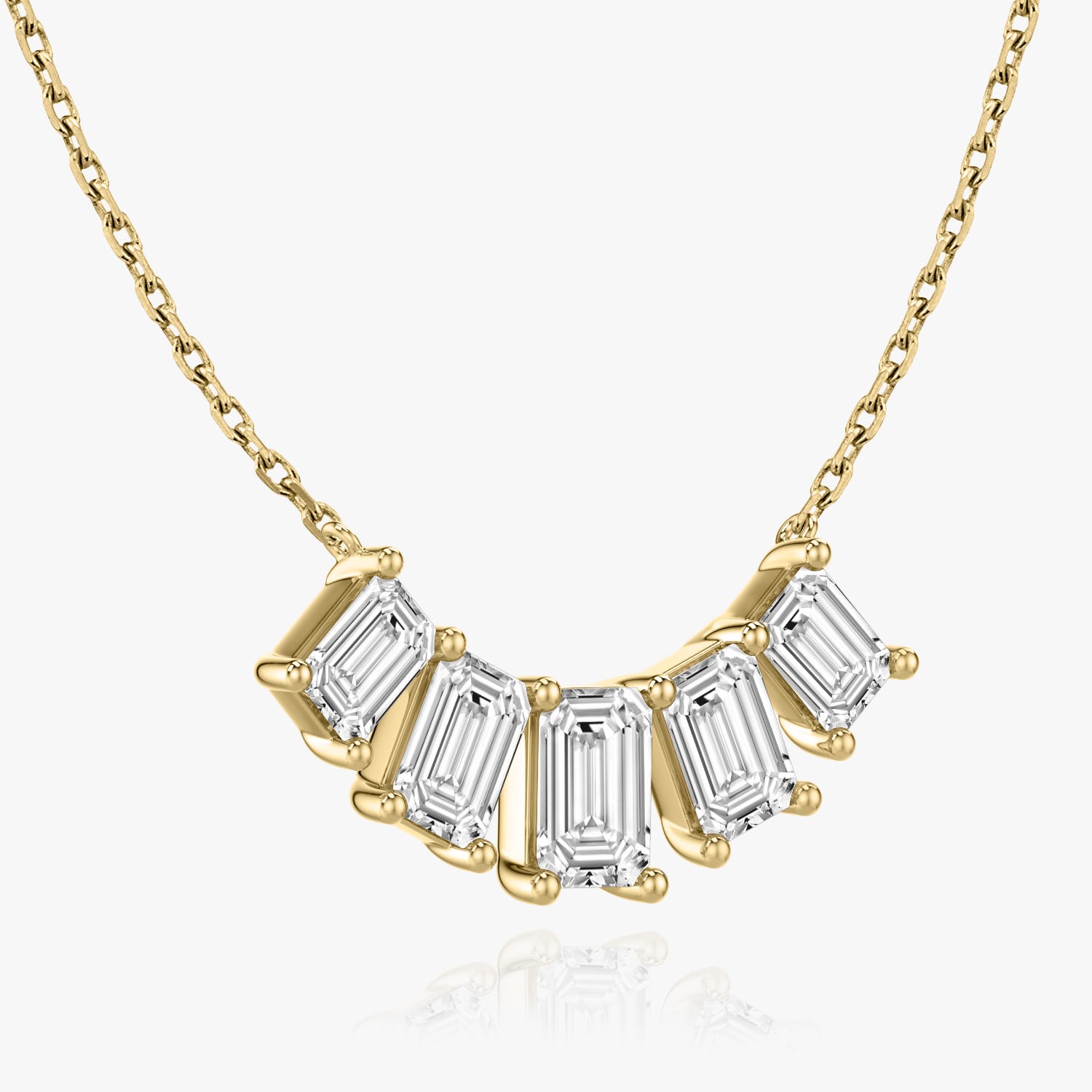 3.50 TCW Emerald CVD F/VS Diamond Necklace 4