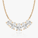 3.50 TCW Oval CVD F/VS Diamond Necklace 9