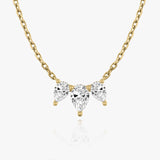 1.0 TCW Pear CVD F/VS Diamond Necklace 4