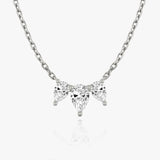 1.0 TCW Pear CVD F/VS Diamond Necklace 1