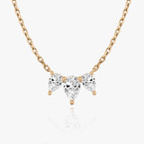1.0 TCW Pear CVD F/VS Diamond Necklace 7