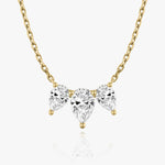 2.0 TC Pear CVD F/VS Diamond Necklace 4