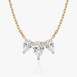 2.0 TC Pear CVD F/VS Diamond Necklace 8