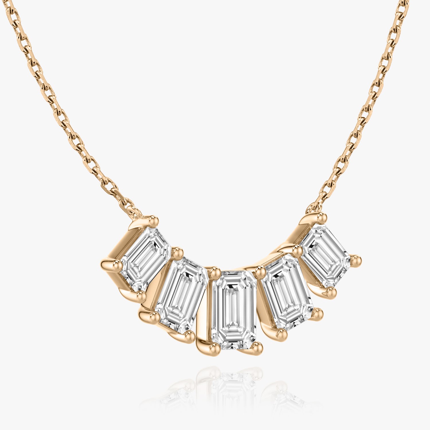 3.50 TCW Emerald CVD F/VS Diamond Necklace 7