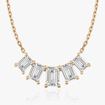 3.50 TCW Emerald CVD F/VS Diamond Necklace 6