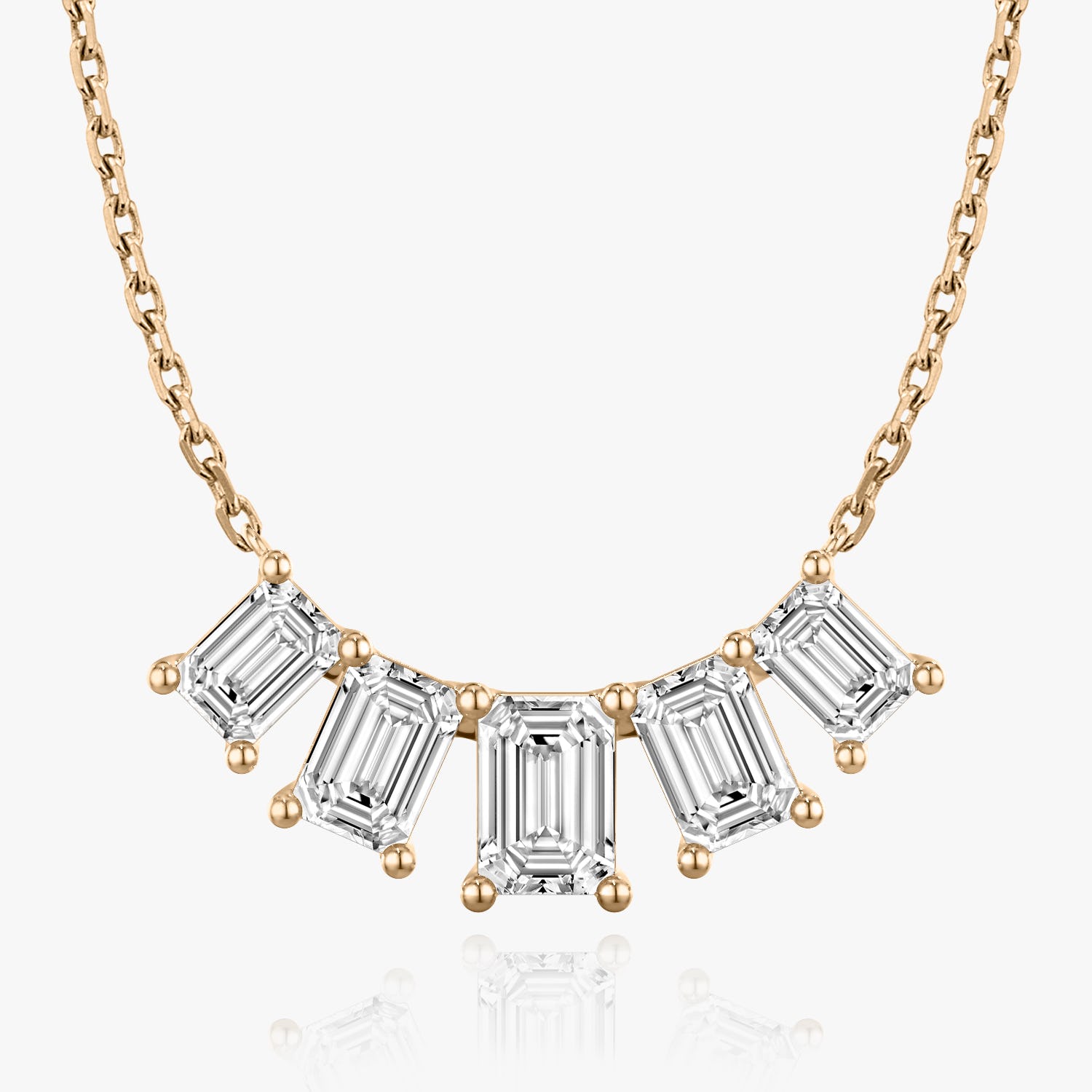 3.50 TCW Emerald CVD F/VS Diamond Necklace 6