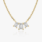1.0 TCW Emerald CVD F/VS Diamond Necklace 4