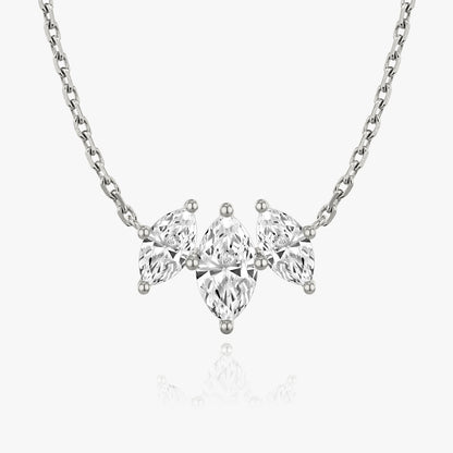 2.0 TC Marquise CVD F/VS Diamond Necklace 1