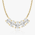 3.50 TCW Oval CVD F/VS Diamond Necklace 6