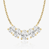 3.50 TCW Oval CVD F/VS Diamond Necklace 6