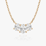 2.0 TC Oval CVD F/VS Diamond Necklace 7