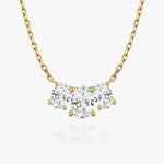 2.0 TC Oval CVD F/VS Diamond Necklace 4