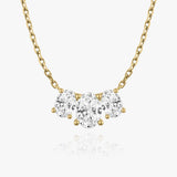 2.0 TC Oval CVD F/VS Diamond Necklace 4
