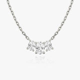 1.0 TCW Oval CVD F/VS Diamond Necklace 1