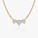 1.0 TCW Round CVD F/VS Diamond Necklace 4