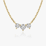 1.0 TCW Round CVD F/VS Diamond Necklace 4