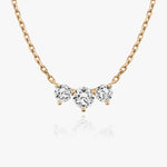 1.0 TCW Round CVD F/VS Diamond Necklace 7