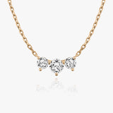 1.0 TCW Round CVD F/VS Diamond Necklace 7