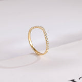 Stunning 0.2 TCW Round Moissanite Stones Half Eternity Wedding Bands 7