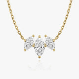 1.0 TCW Marquise CVD F/VS Diamond Necklace 4