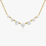 0.25 CT Round CVD F/VS Diamond Necklace 5