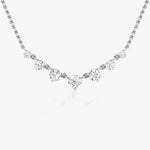 0.25 CT Round CVD F/VS Diamond Necklace 1