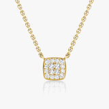 0.10 TCW Round CVD F/VS Diamond Necklace 5