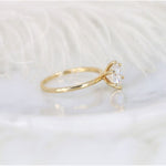Stunning 2.0 CT Round Moissanite Engagement Ring with Solitaire Design 2